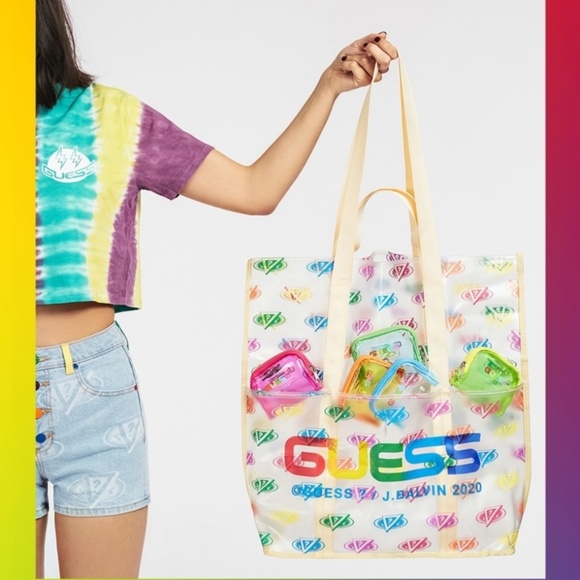 NEW GUESS x J Balvin Limited Edition Tote Bag - Picture 6 of 6